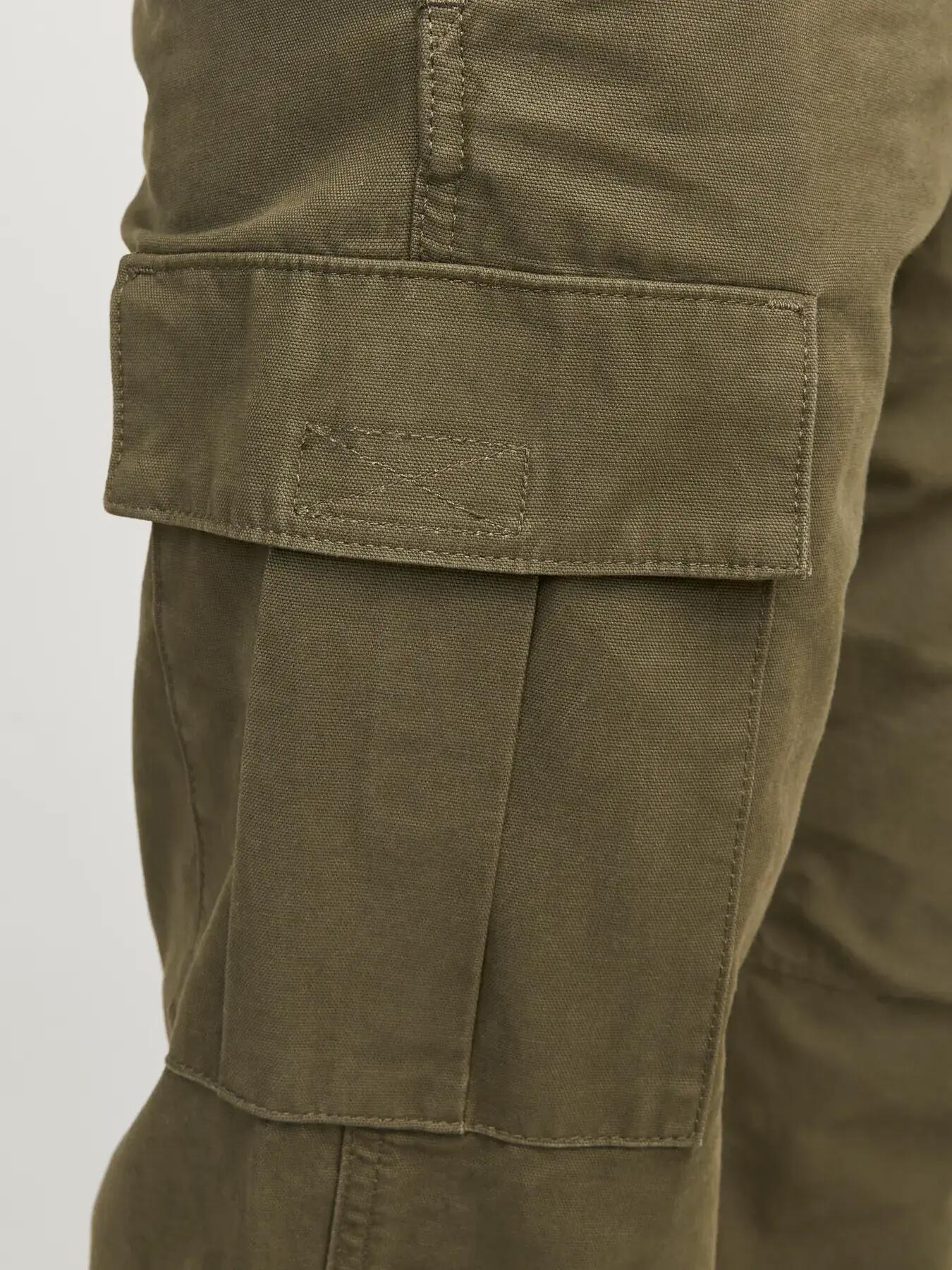 Herren Cargohose Relaxed Fit Kane Barkley L30 Dunkelgrün 6/8