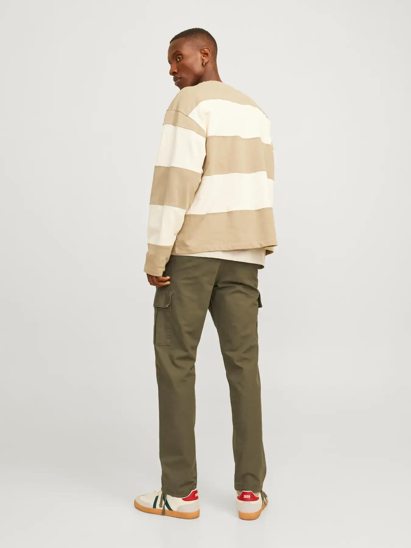 Herren Cargohose Relaxed Fit Kane Barkley L30 Dunkelgrün 4/8