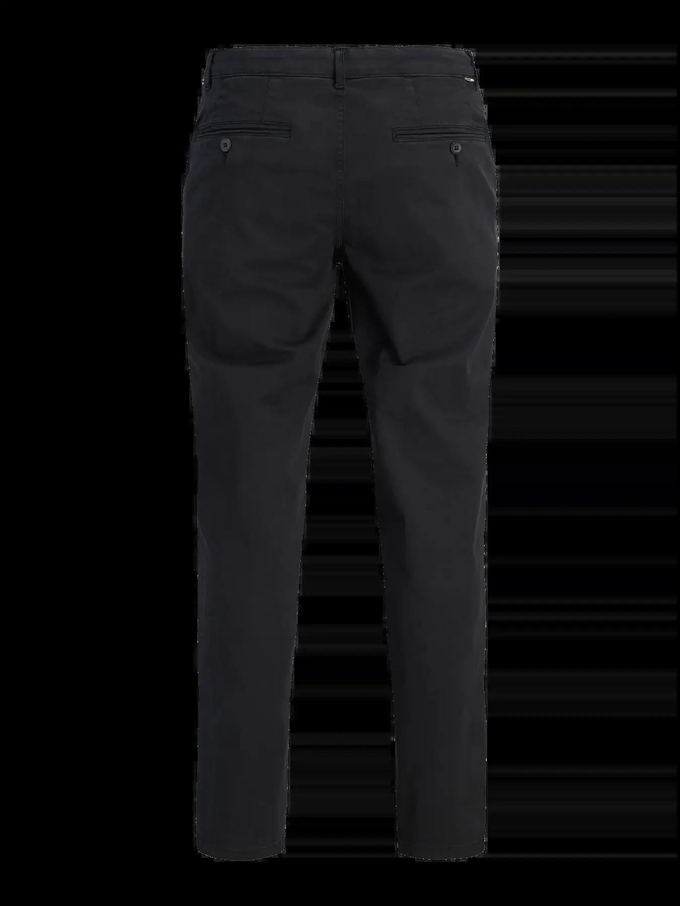 Hombre Pantalón chino Regular Fit Ollie Vance L32 Negro 2/8