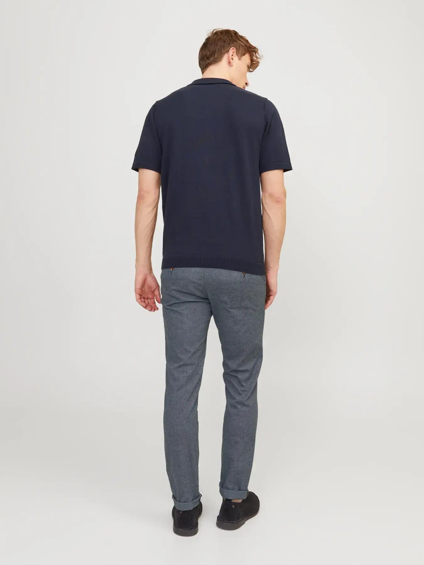 Herren Chinohose Slim Fit Marco Fury L34 Hellblau 4/8
