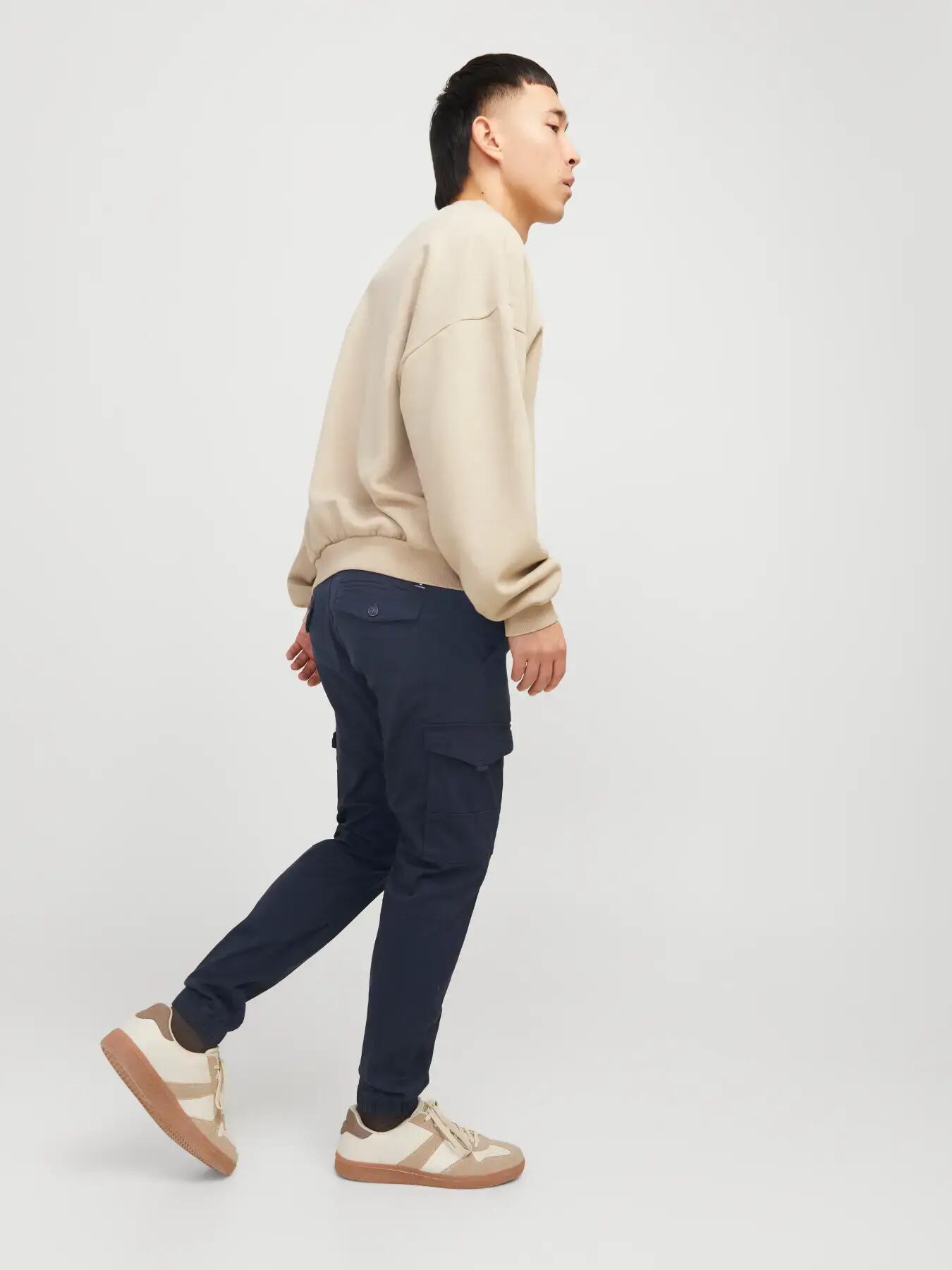 Homme Pantalon cargo Regular Fit Paul Flake L36 Bleu marine 8/8