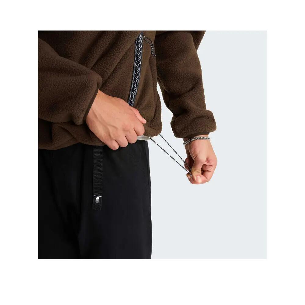Fleecejack The North Face Fleeski 1/4 Zip Po Donkerbruin 7/8