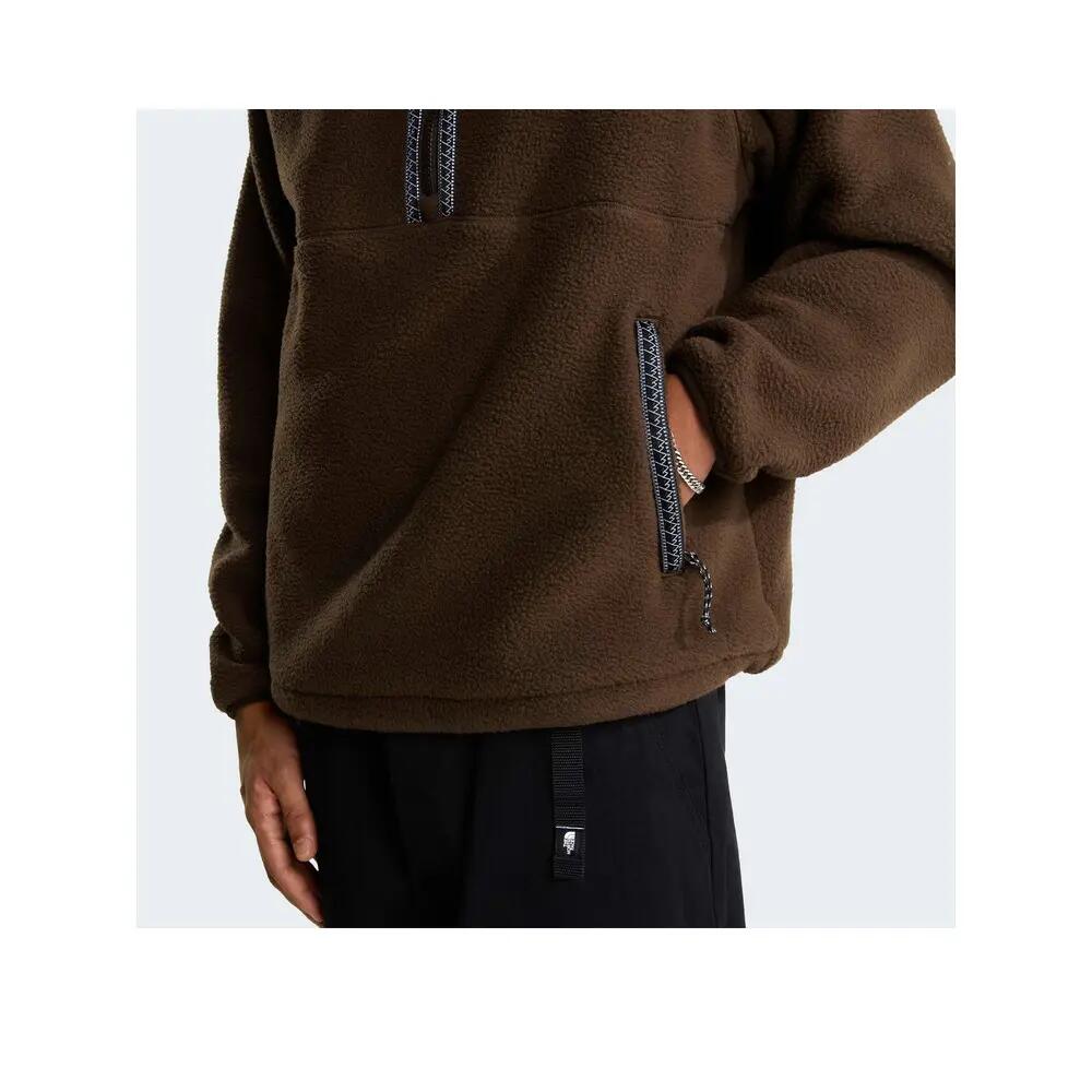 Fleecejack The North Face Fleeski 1/4 Zip Po Donkerbruin 6/8