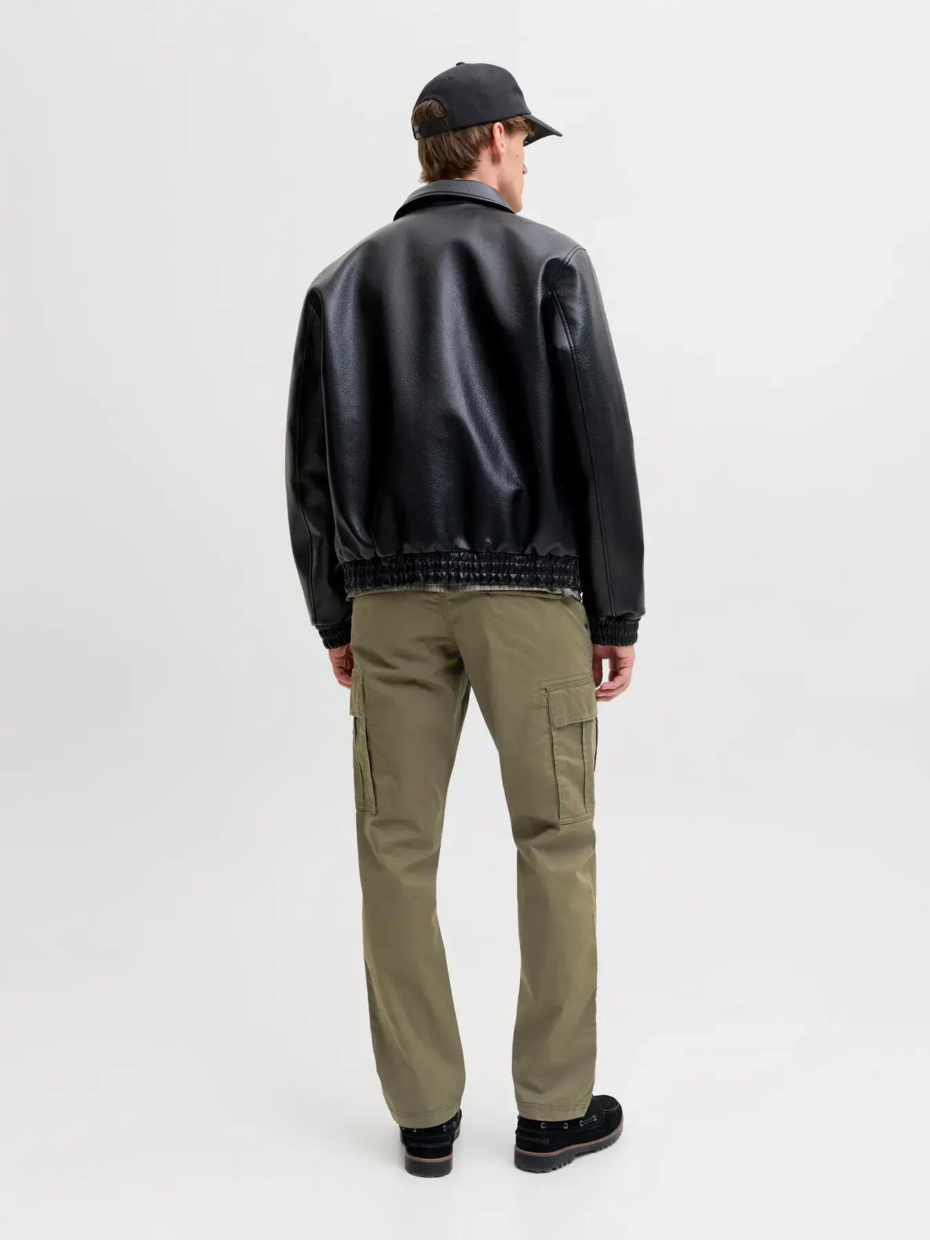 Herren Cargohose Relaxed Fit Kane Frank L34 Dunkelgrün 4/8