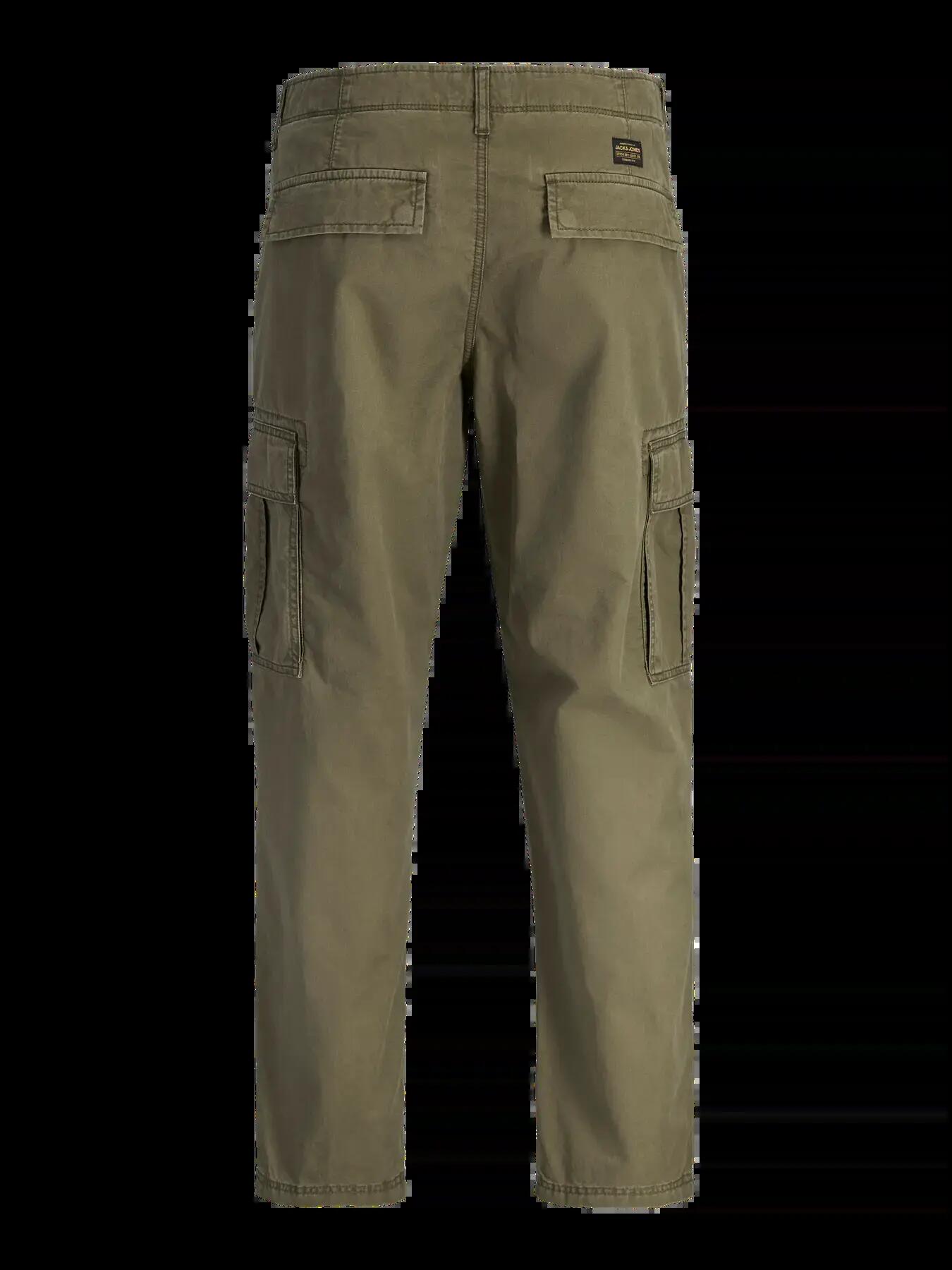 Herren Cargohose Relaxed Fit Kane Frank L34 Dunkelgrün 2/8