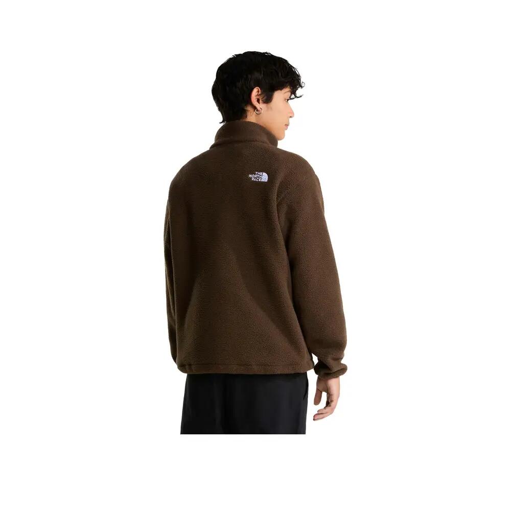 Fleecejack The North Face Fleeski 1/4 Zip Po Donkerbruin 4/8