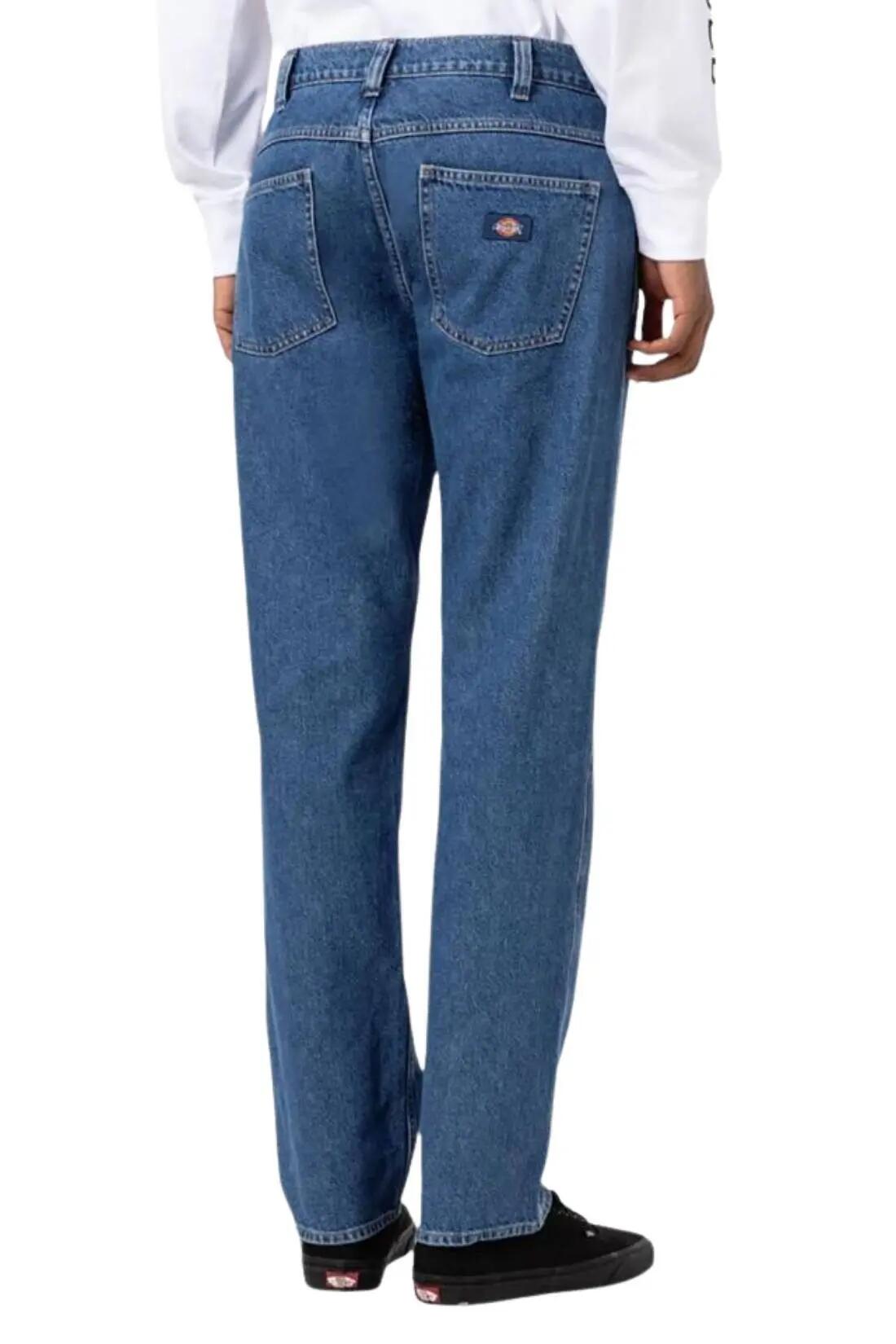 Džínsy - športové oblečenie - Pánske - Houston Tapered - modrý denim 3/4