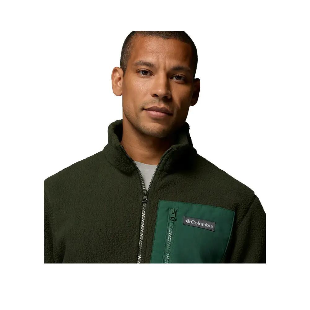 Fleecejack Columbia Jasper Ridge met volledige rits Groen 5/6