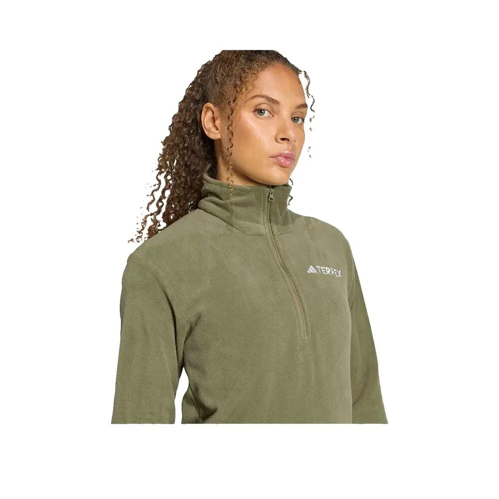 Vêtement adidas Polaire Multi Essentials Half Zip Vert 5/6