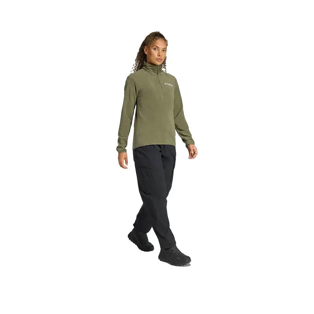 Vêtement adidas Polaire Multi Essentials Half Zip Vert 4/6
