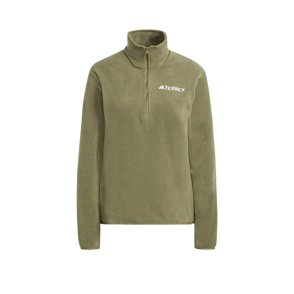 Vêtement adidas Polaire Multi Essentials Half Zip Vert 3/6