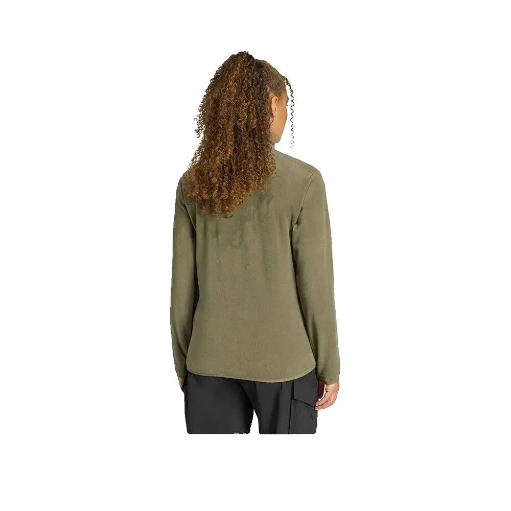 Vêtement adidas Polaire Multi Essentials Half Zip Vert 2/6