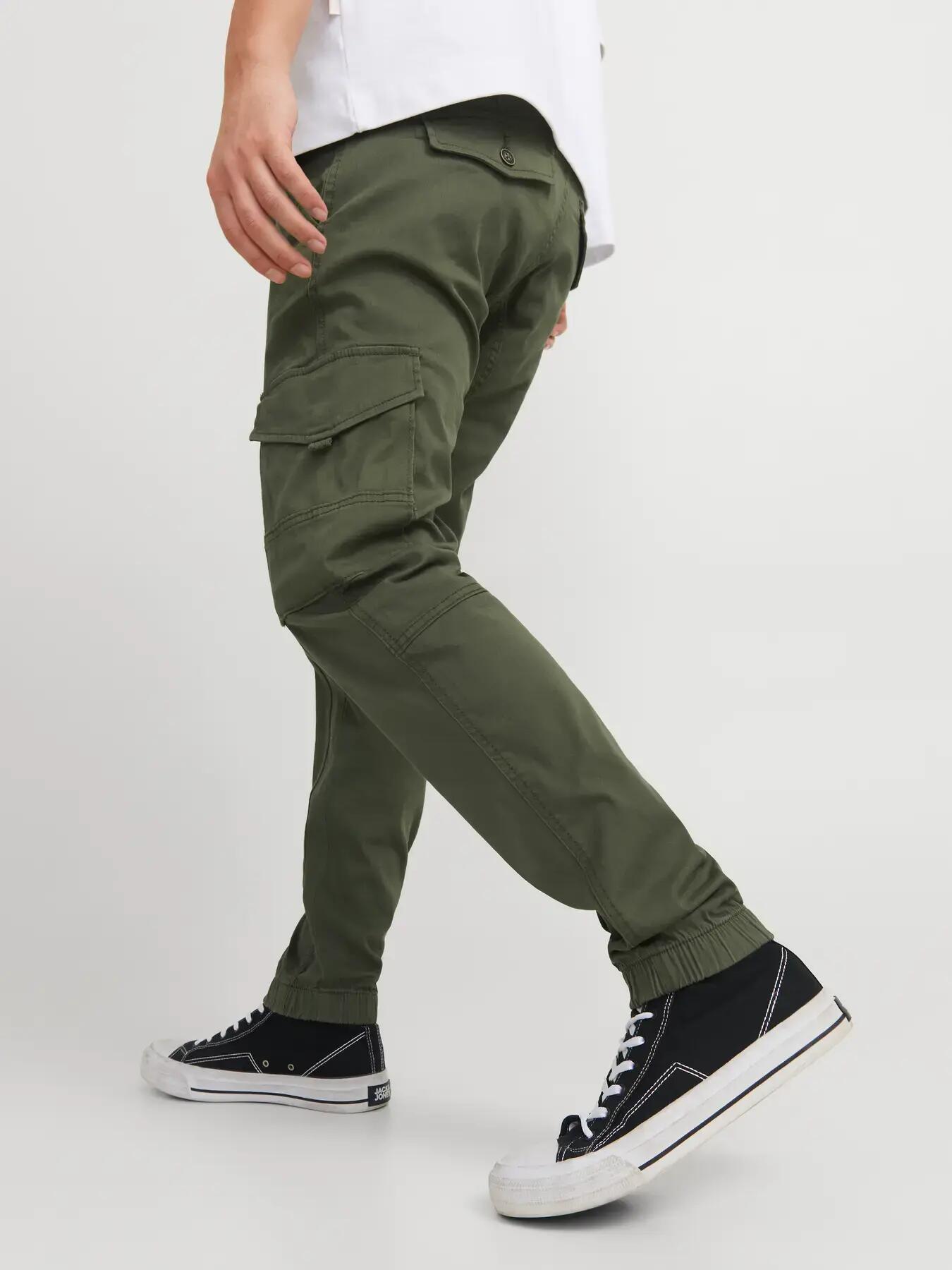 Homme Pantalon cargo Regular Fit Paul Flake L30 Vert foncé 8/8