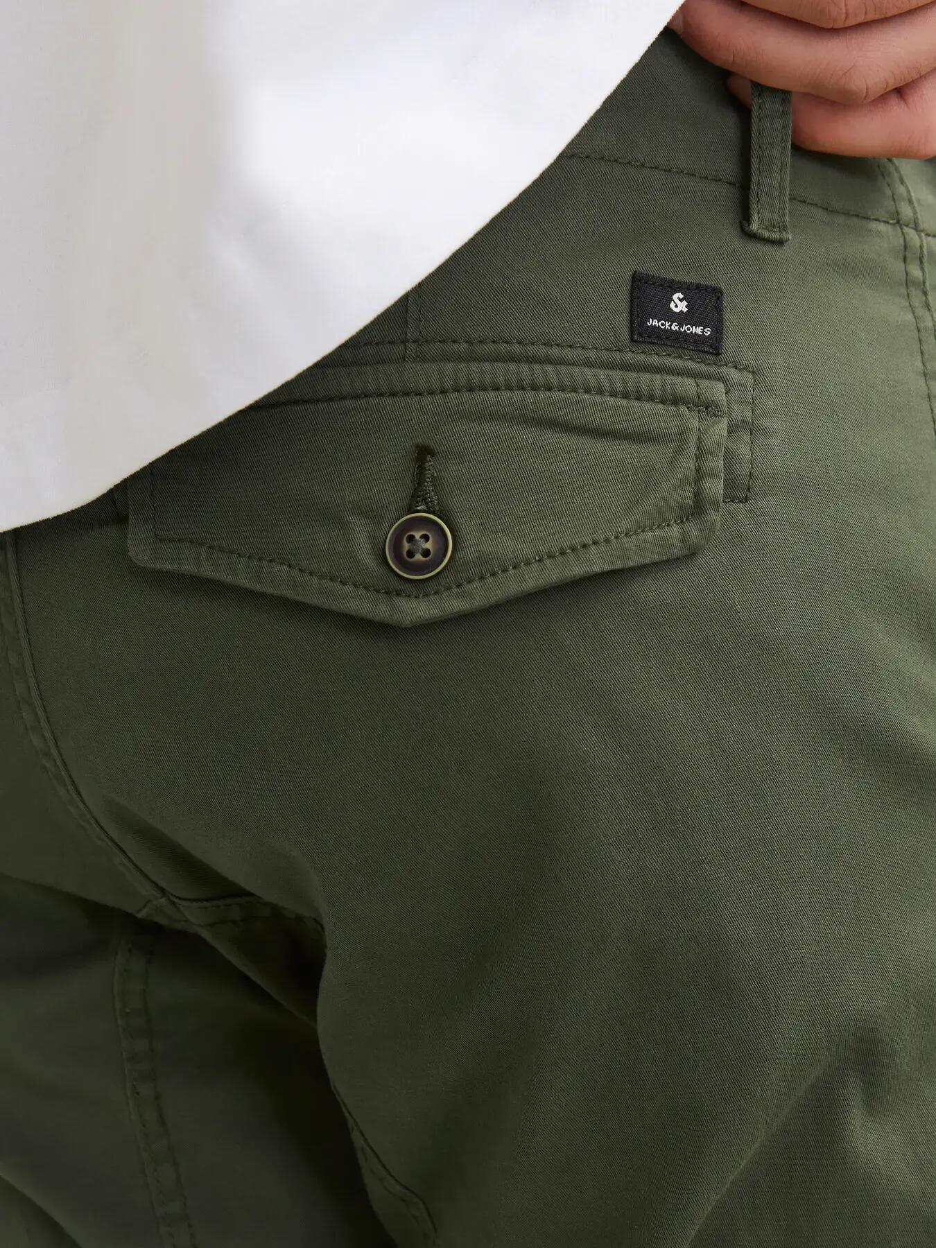 Homme Pantalon cargo Regular Fit Paul Flake L30 Vert foncé 6/8