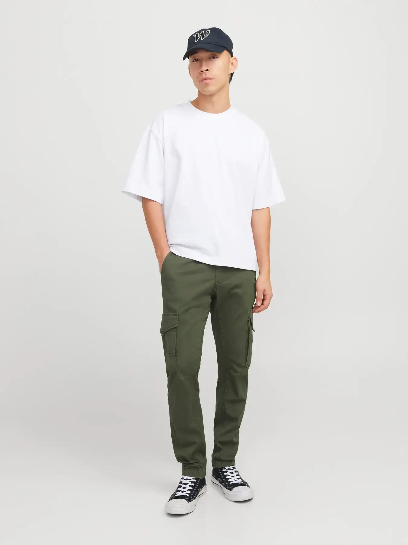 Homme Pantalon cargo Regular Fit Paul Flake L30 Vert foncé 5/8