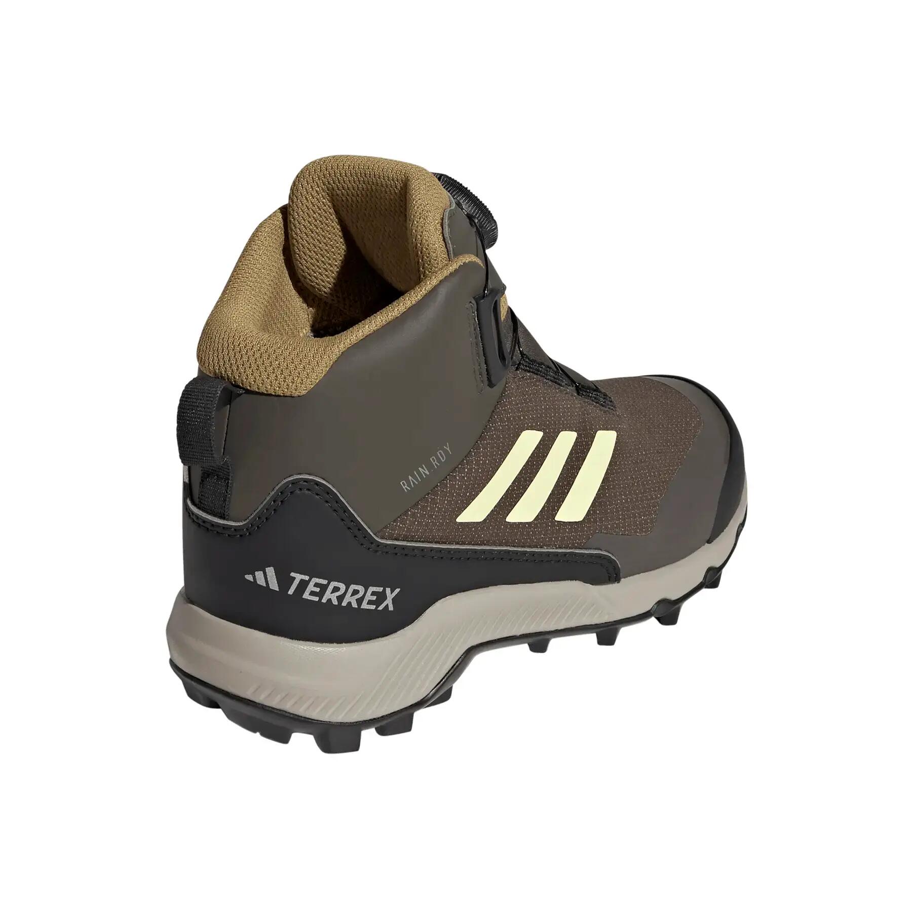 adidas Hiking shoes - shadow olive/dual yellow/olive strata — photo 7