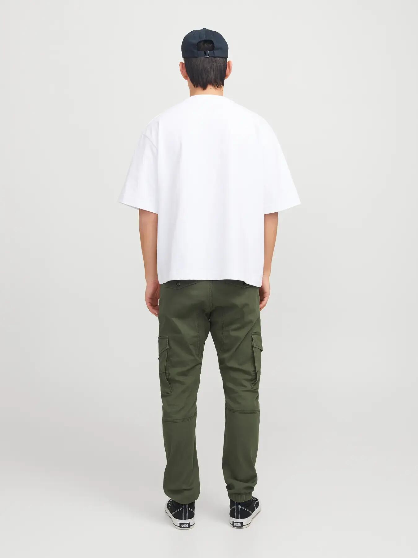 Homme Pantalon cargo Regular Fit Paul Flake L30 Vert foncé 4/8