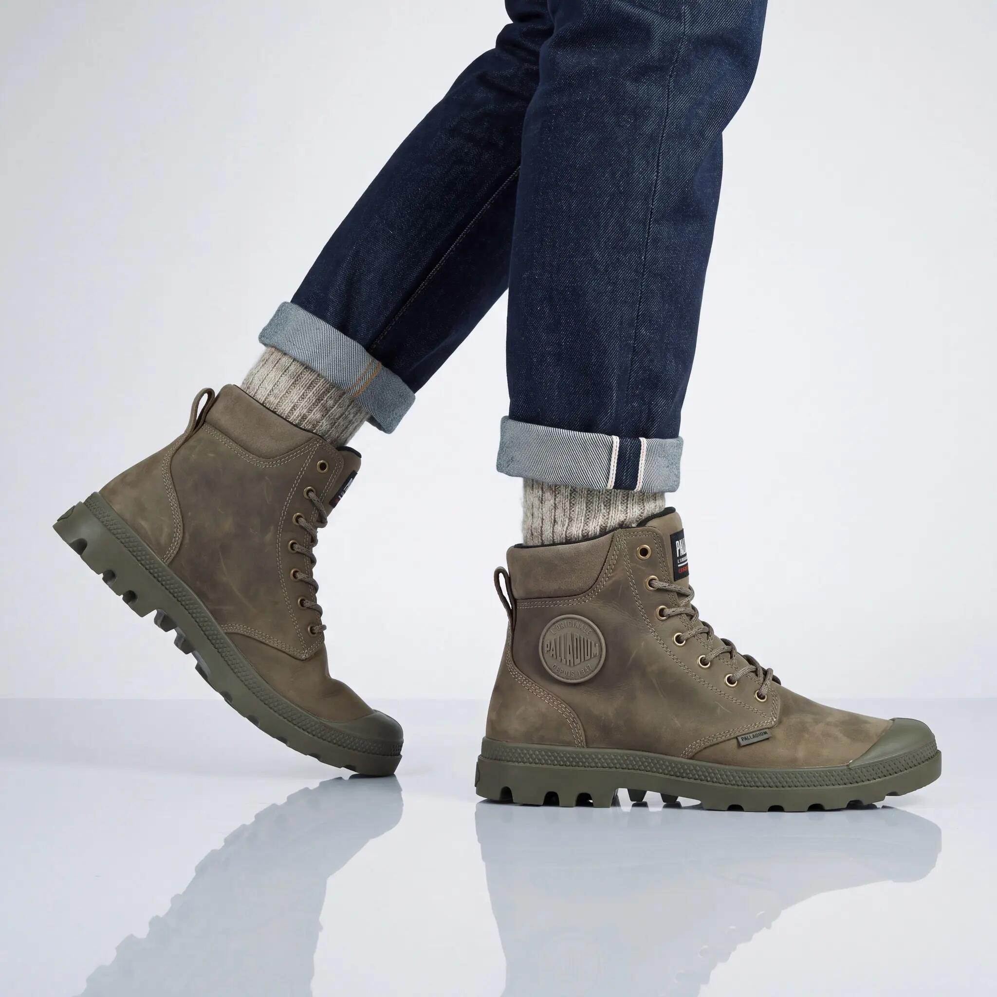 Pánske - Palladium Pampa Sc Thins Wp+ - 79546-308-M - Zelená 5/6