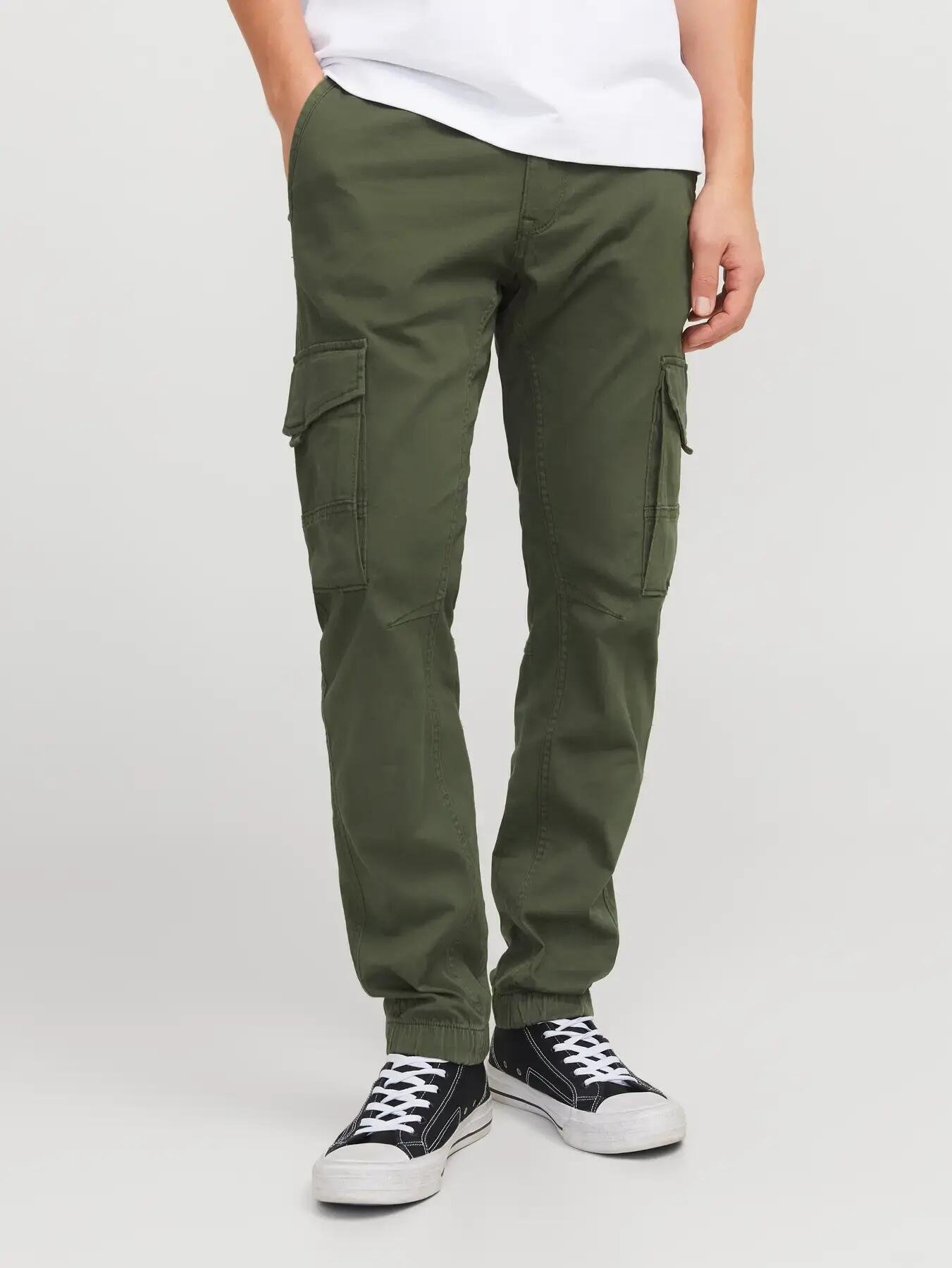 Homme Pantalon cargo Regular Fit Paul Flake L30 Vert foncé 3/8