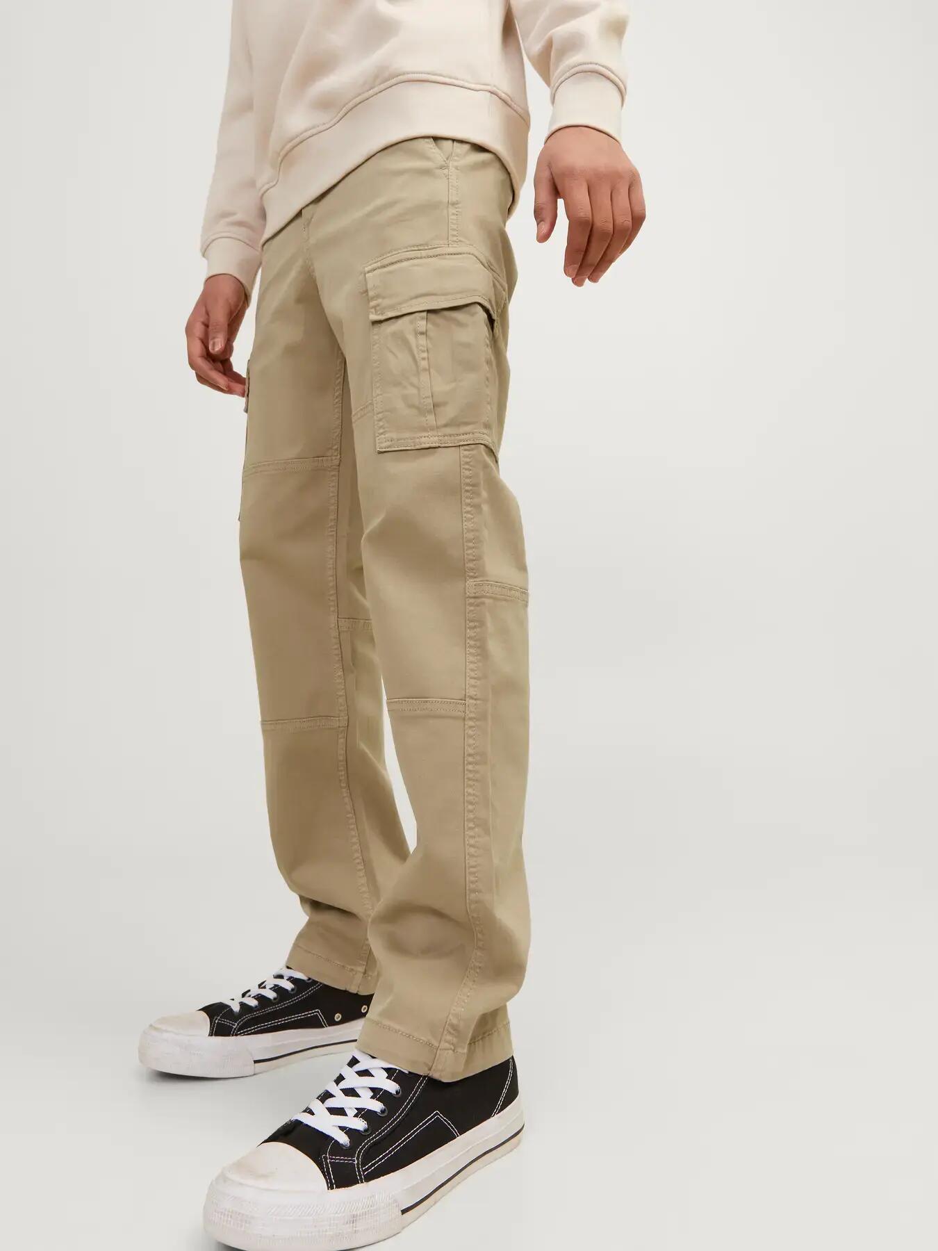 Garçon Pantalon cargo Relaxed Fit Kane Harlow Gris clair 8/8