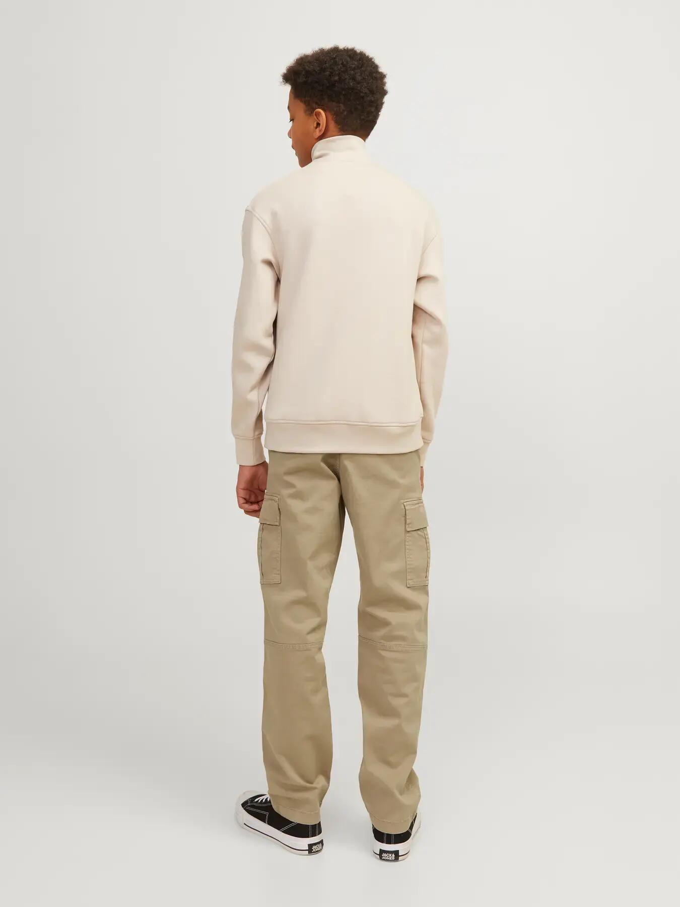 Garçon Pantalon cargo Relaxed Fit Kane Harlow Gris clair 4/8