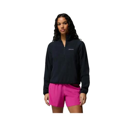 Pullover aus Fleece Columbia Vital Valley™ Demi Zip Schwarz