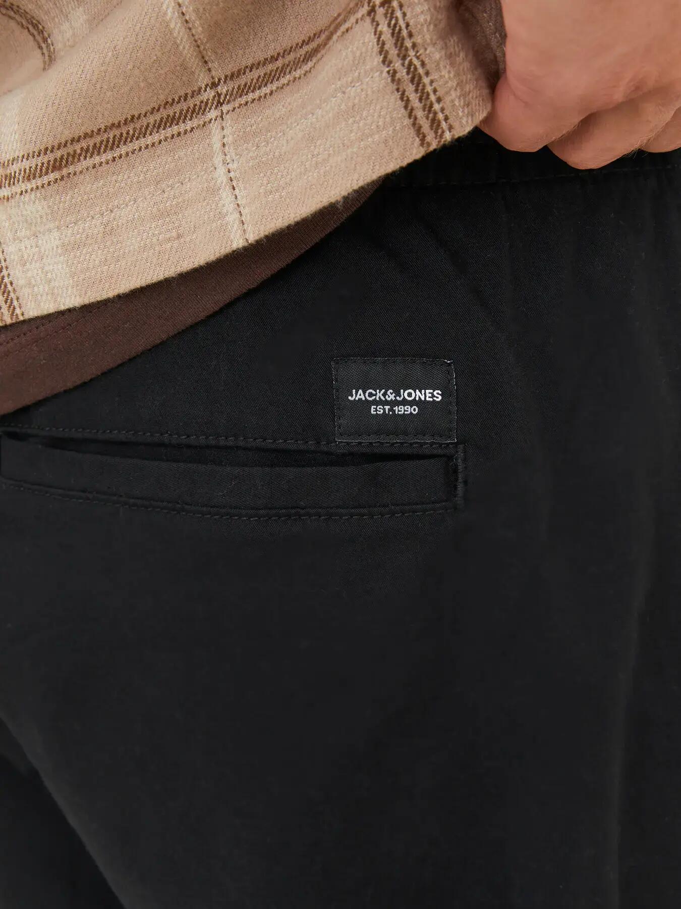 Herren Cargohose Relaxed Fit Kane Noah Schwarz 7/8