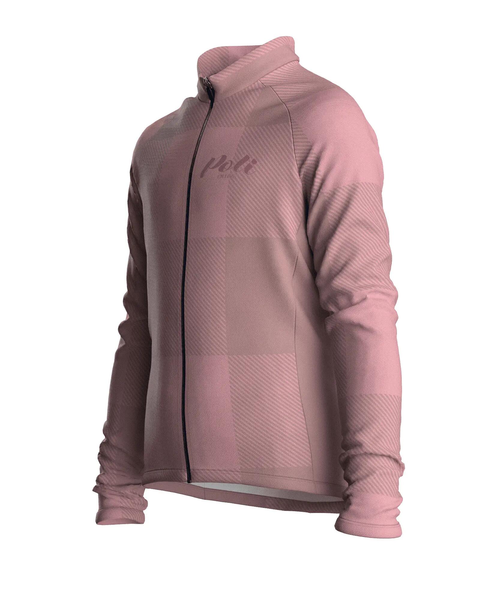 Maglia da ciclismo bambina a maniche lunghe - MILIO VICHY 5/5