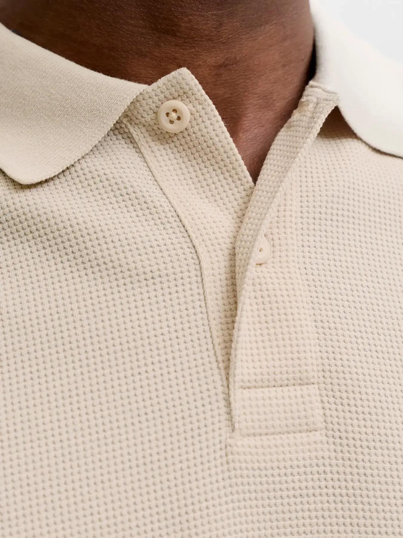 Homem Polo Regular Fit Austin Cinzento-claro 6/8