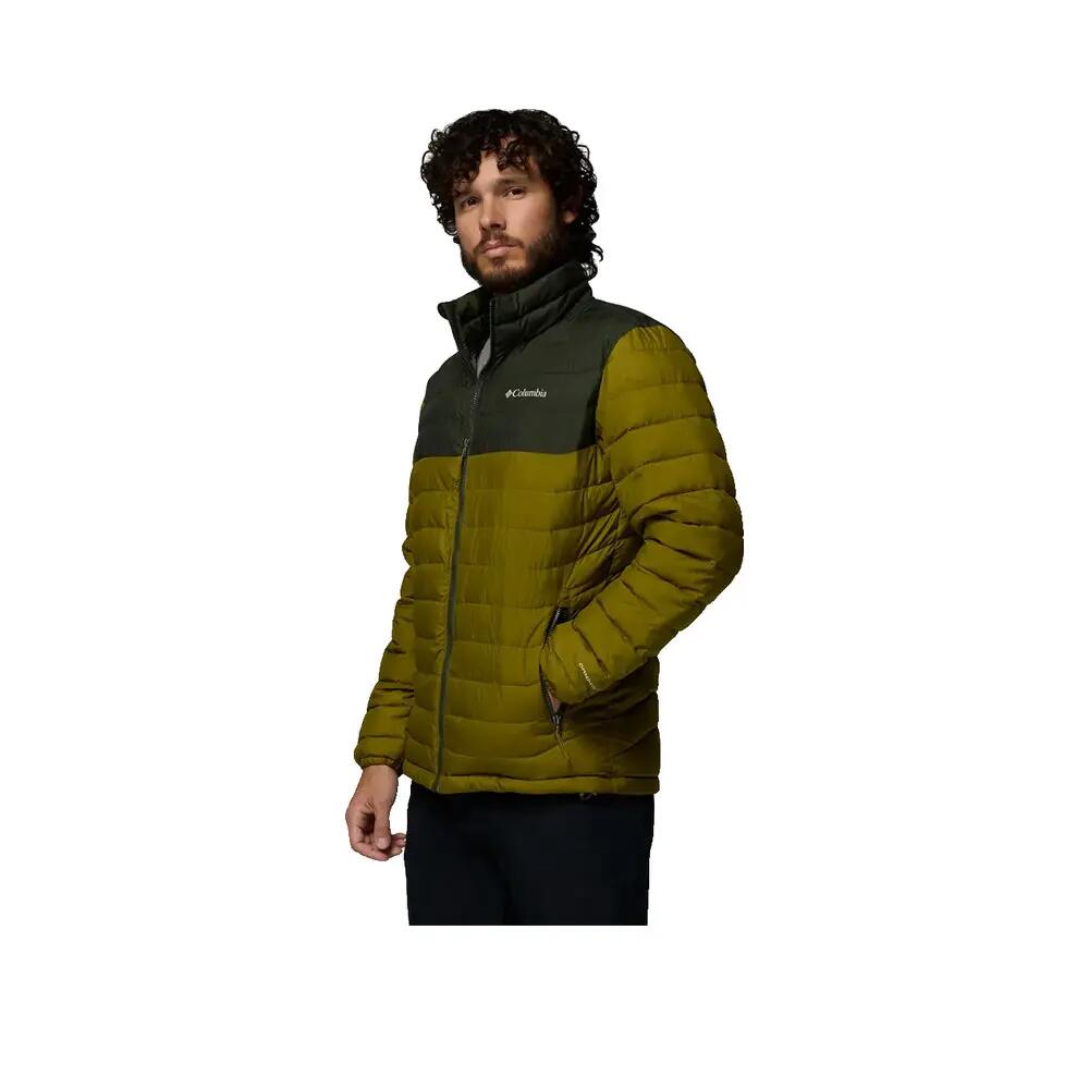 Veste Columbia Powder Lite II Verde para homem 3/8