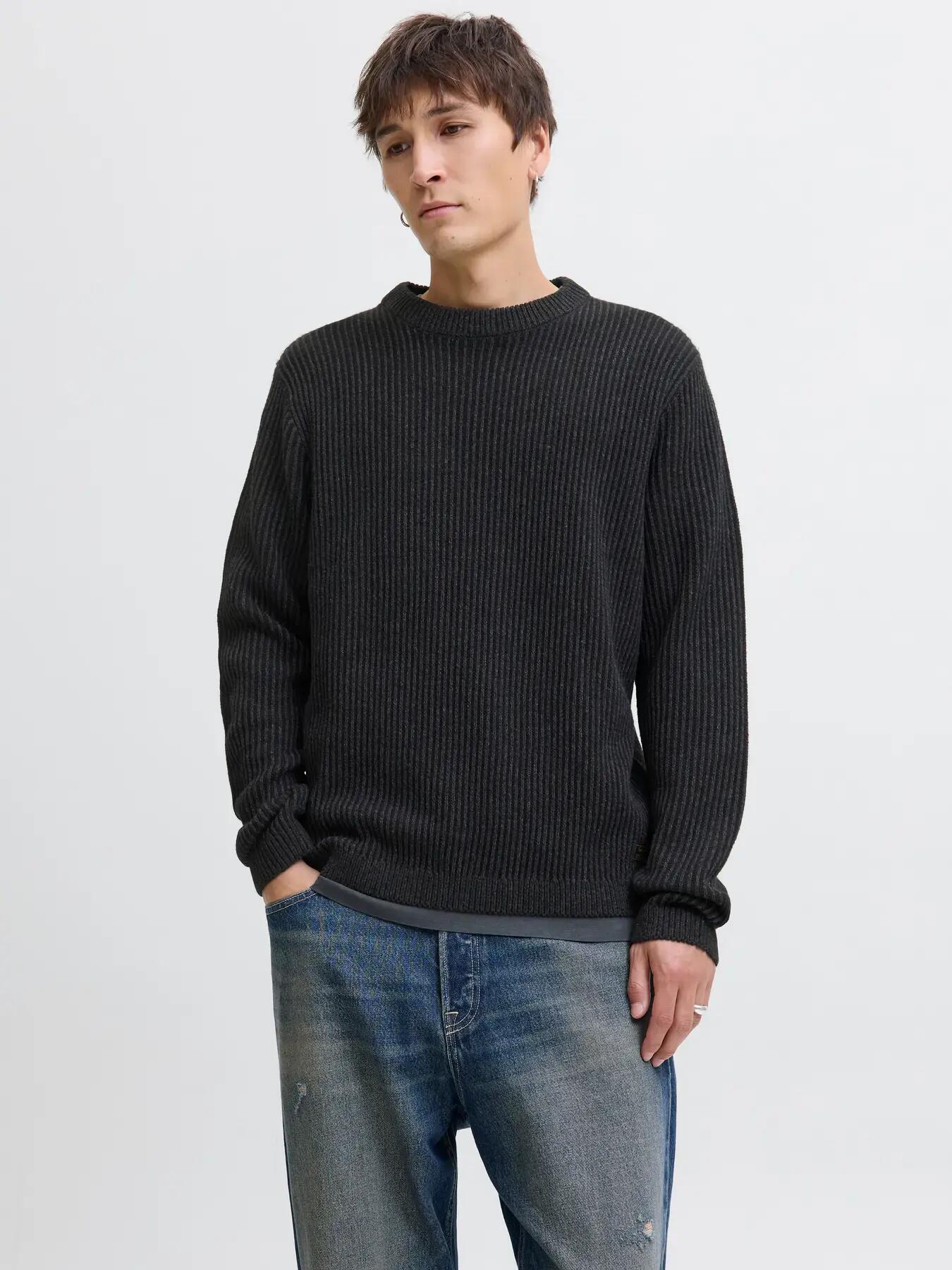 Homme Pull Regular Fit Dover Noir 2/7