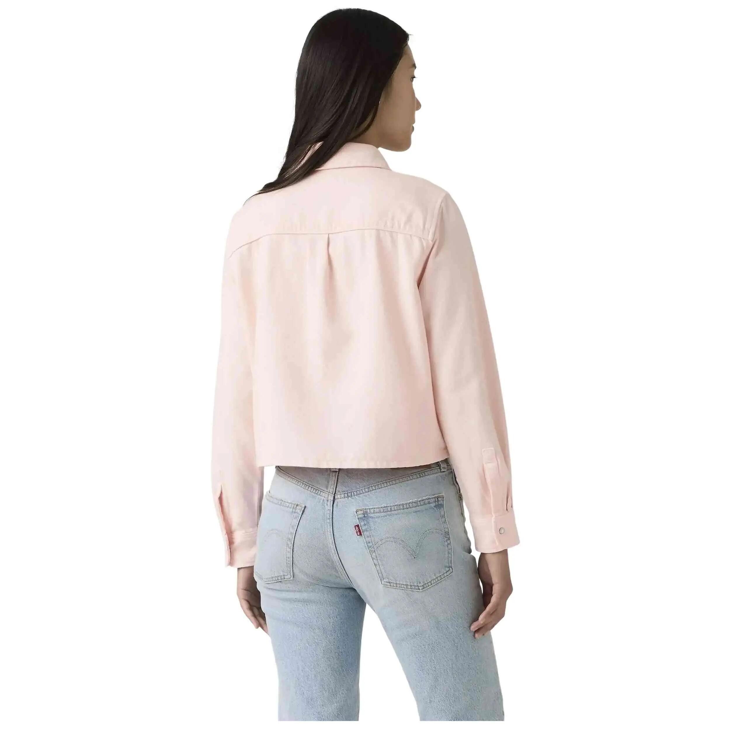Surchemise Levi'S modèle LOGAN TENCEL SHACKET DUSTY CRYSTAL PINK pour femmes 4/5