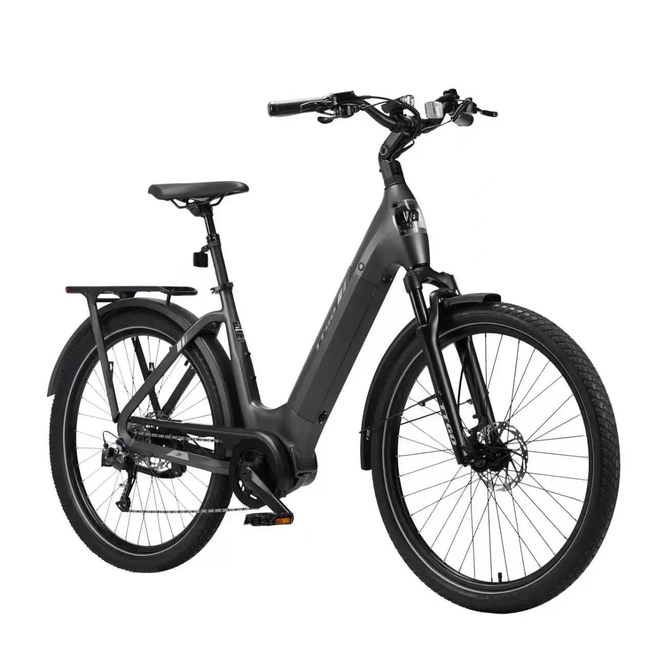 Bicicleta elétrica urbana TTGO Z5 bateria 36V 18Ah pneus 27,5" 3/15