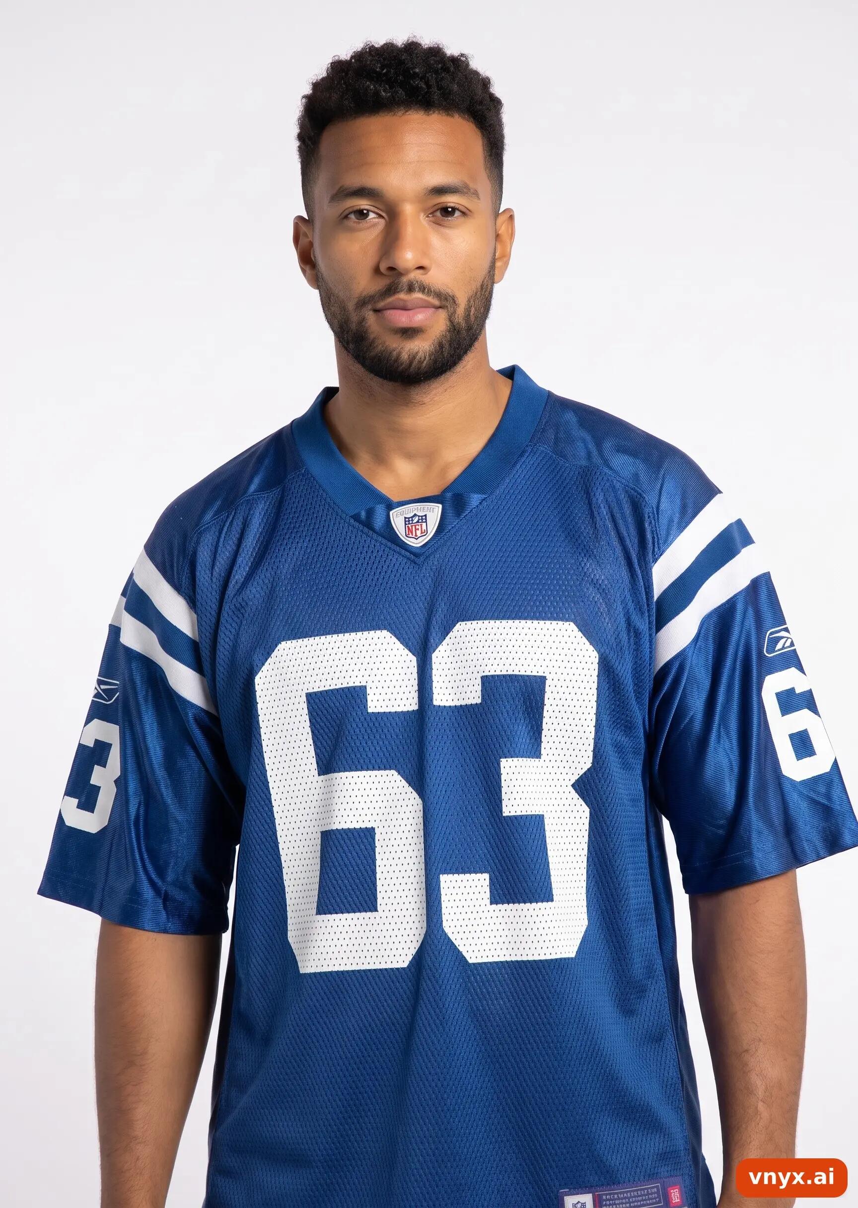 Second Life - Vintage NFL Navy Jersey Men M 5/5