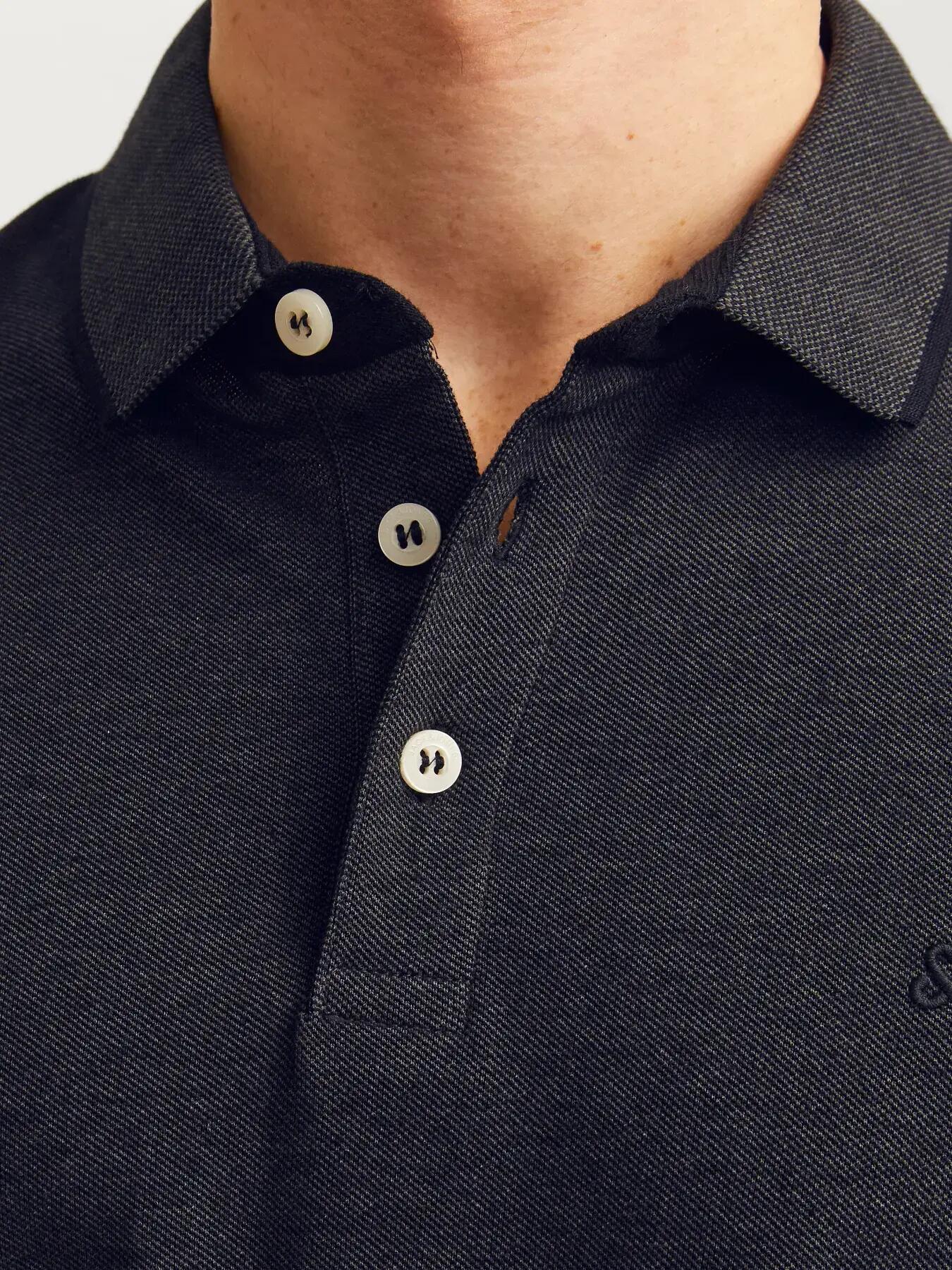 Homem Polo Slim Fit Paulos Cinzento-escuro 7/8
