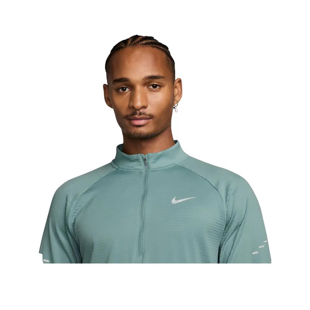Nike Stride 1/2 Zip Running Sweatshirt Cannon/Reflective Silver 3/3