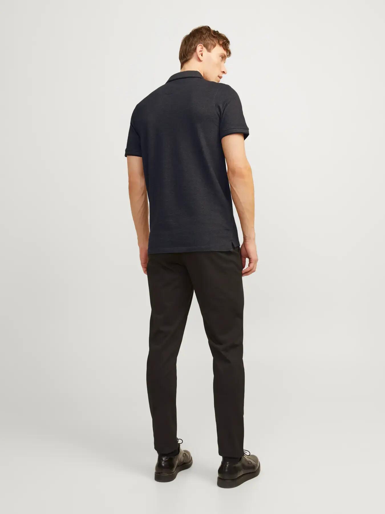 Homem Polo Slim Fit Paulos Cinzento-escuro 4/8