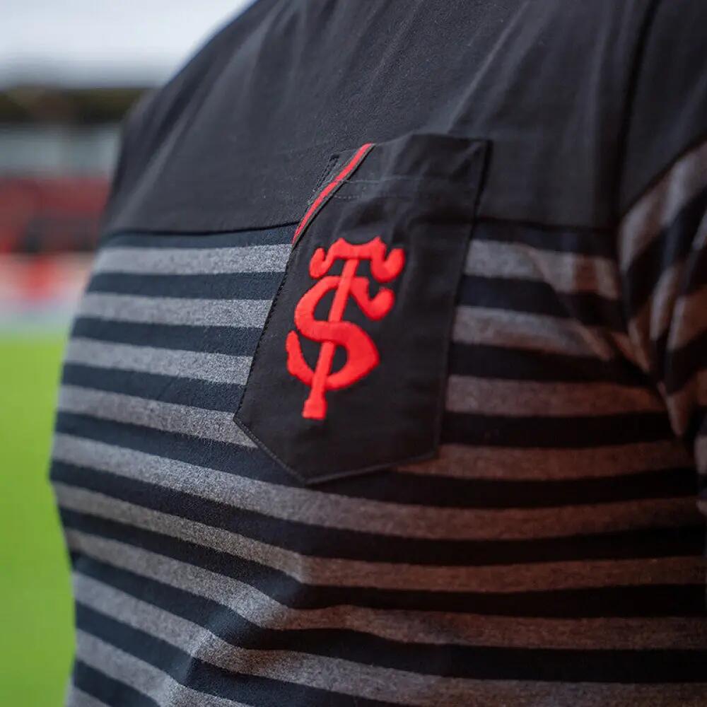 T-shirt rugby Stade Toulousain La Prestige Preta / Cinzenta Homem 2/2