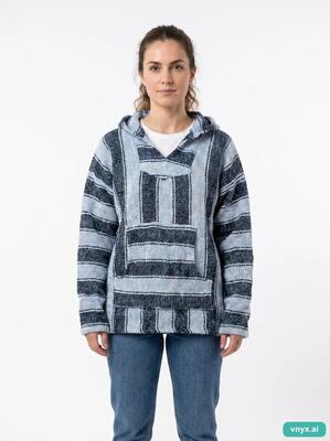 Second life - vintage sola blue hoodie women xl