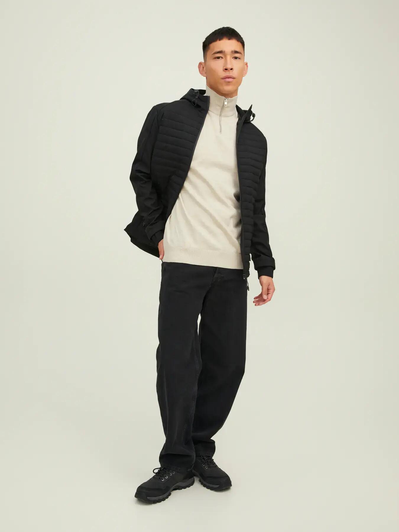 Hombre Jersey Regular Fit Emil Gris claro 6/9