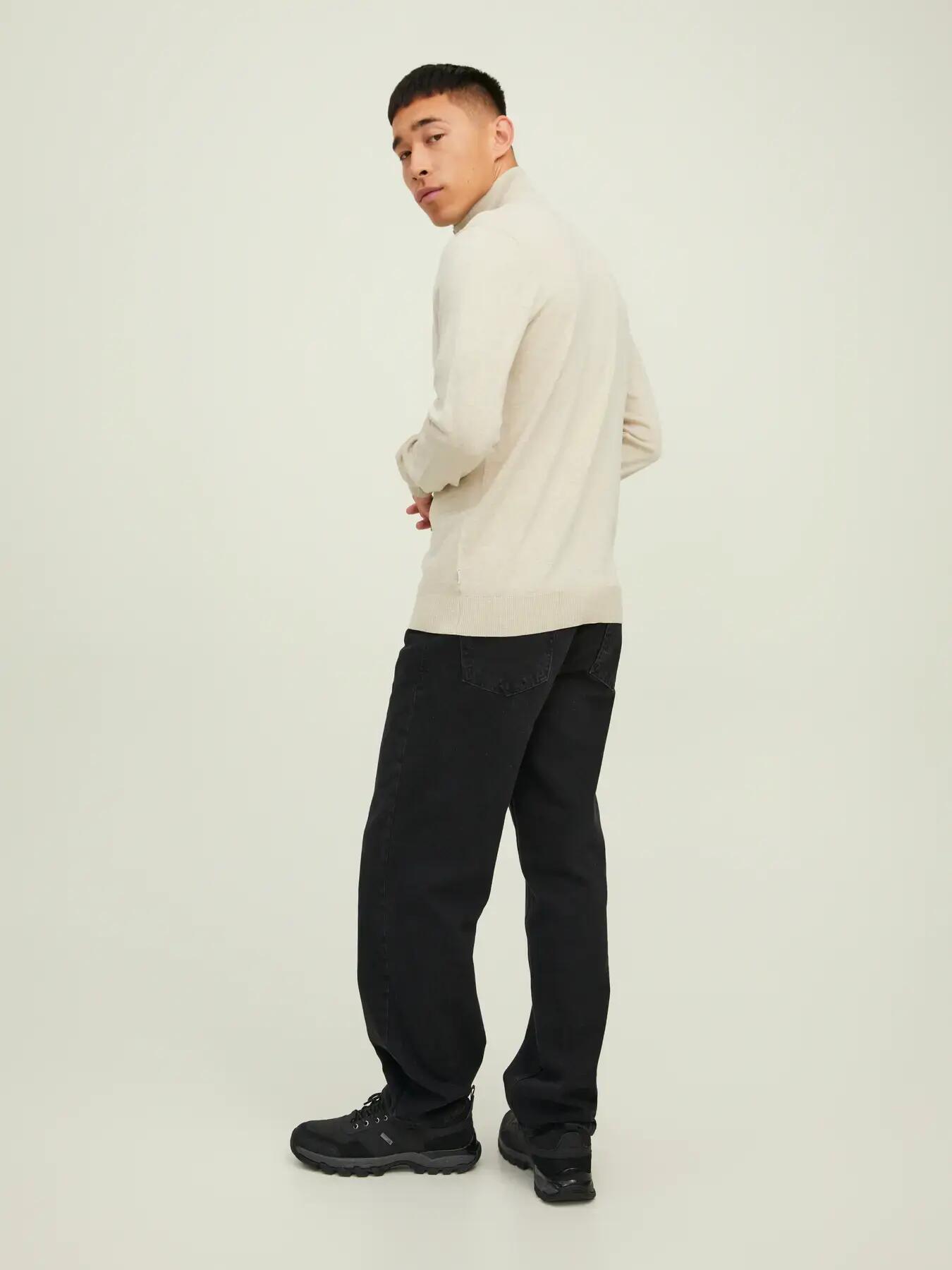 Hombre Jersey Regular Fit Emil Gris claro 5/9