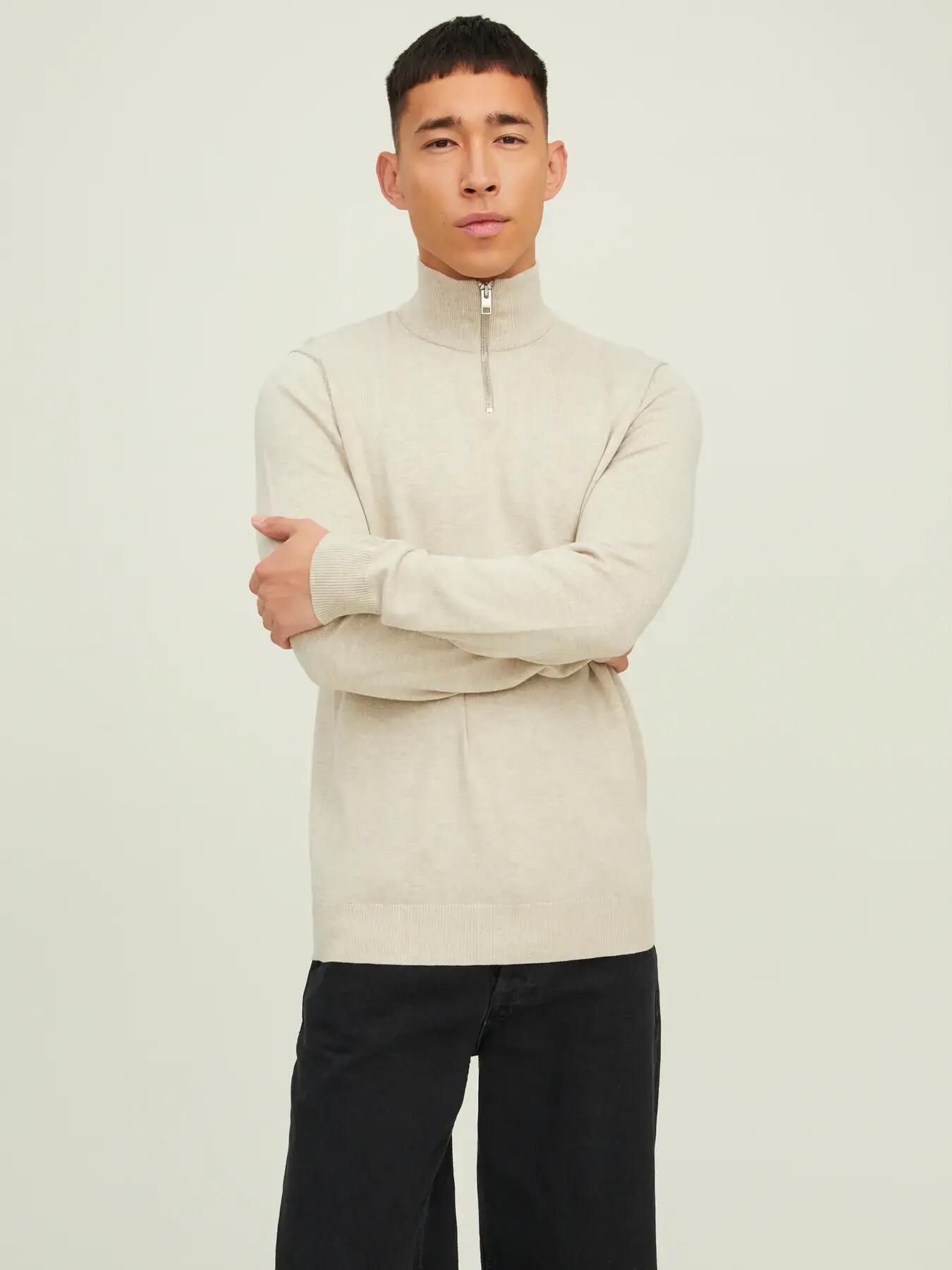 Hombre Jersey Regular Fit Emil Gris claro 4/9