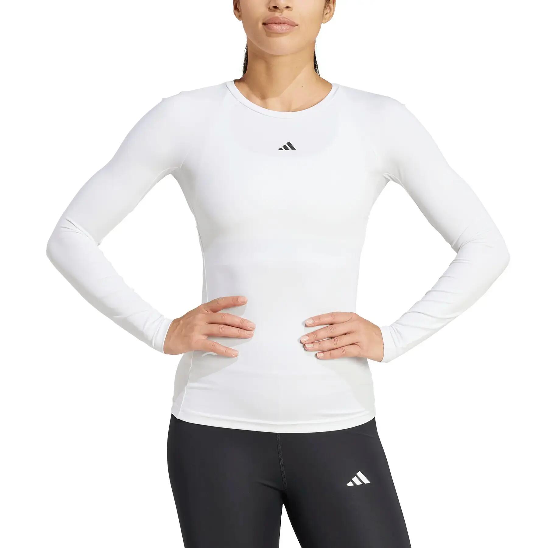 Damesonderhemd met lange mouwen adidas Techfit 4/7