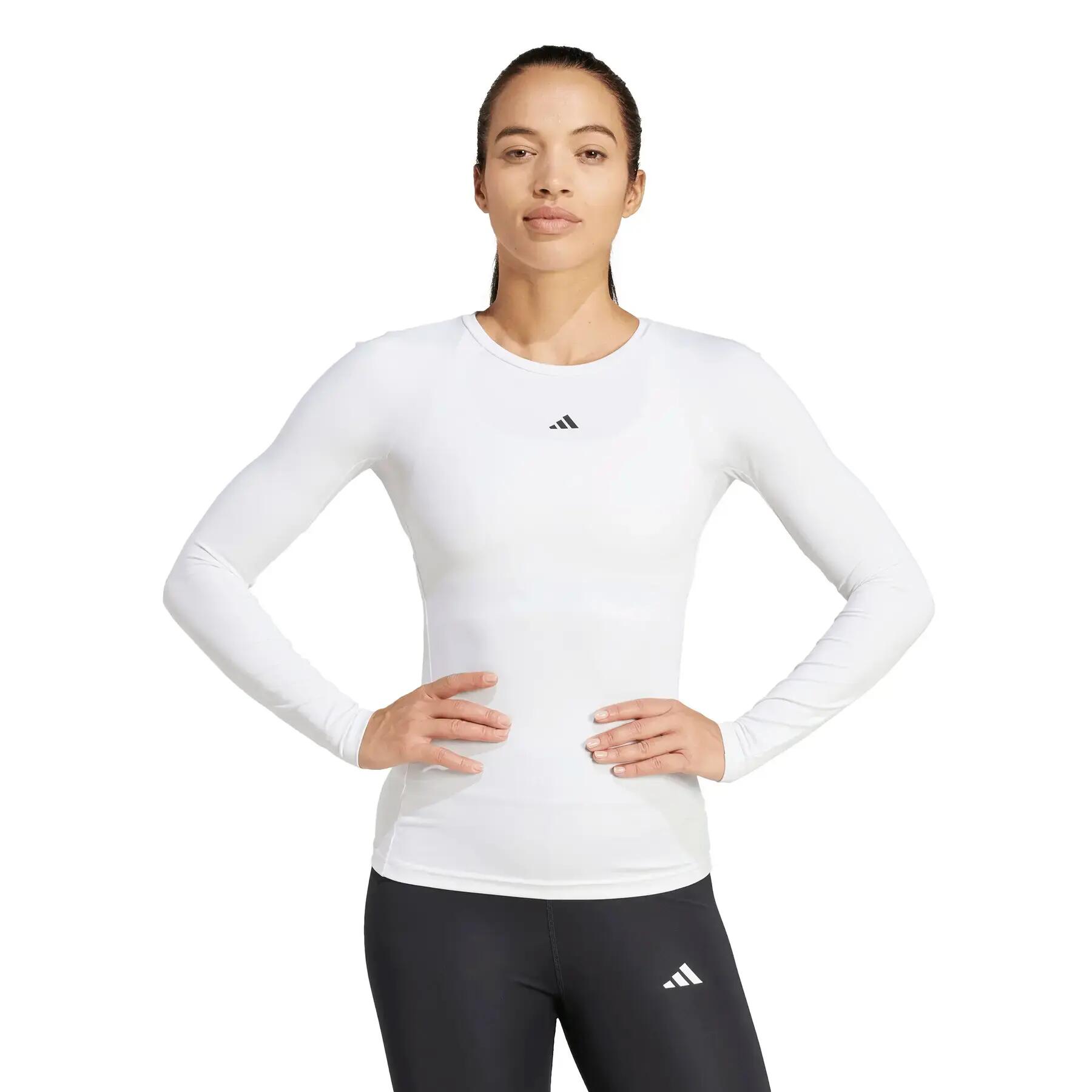 Damesonderhemd met lange mouwen adidas Techfit 3/7