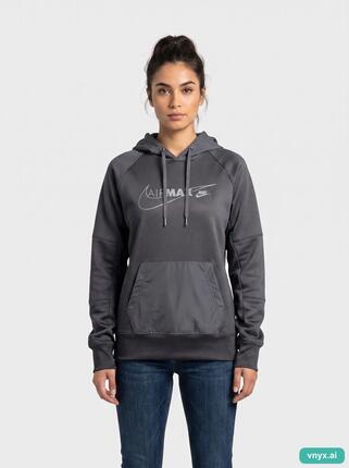 Second Life - Vintage Nike Grey Hoodie Women S