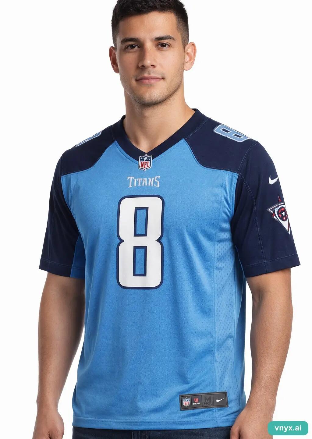 Second Life - Vintage Nike Sky Blue Jersey Men L 4/5