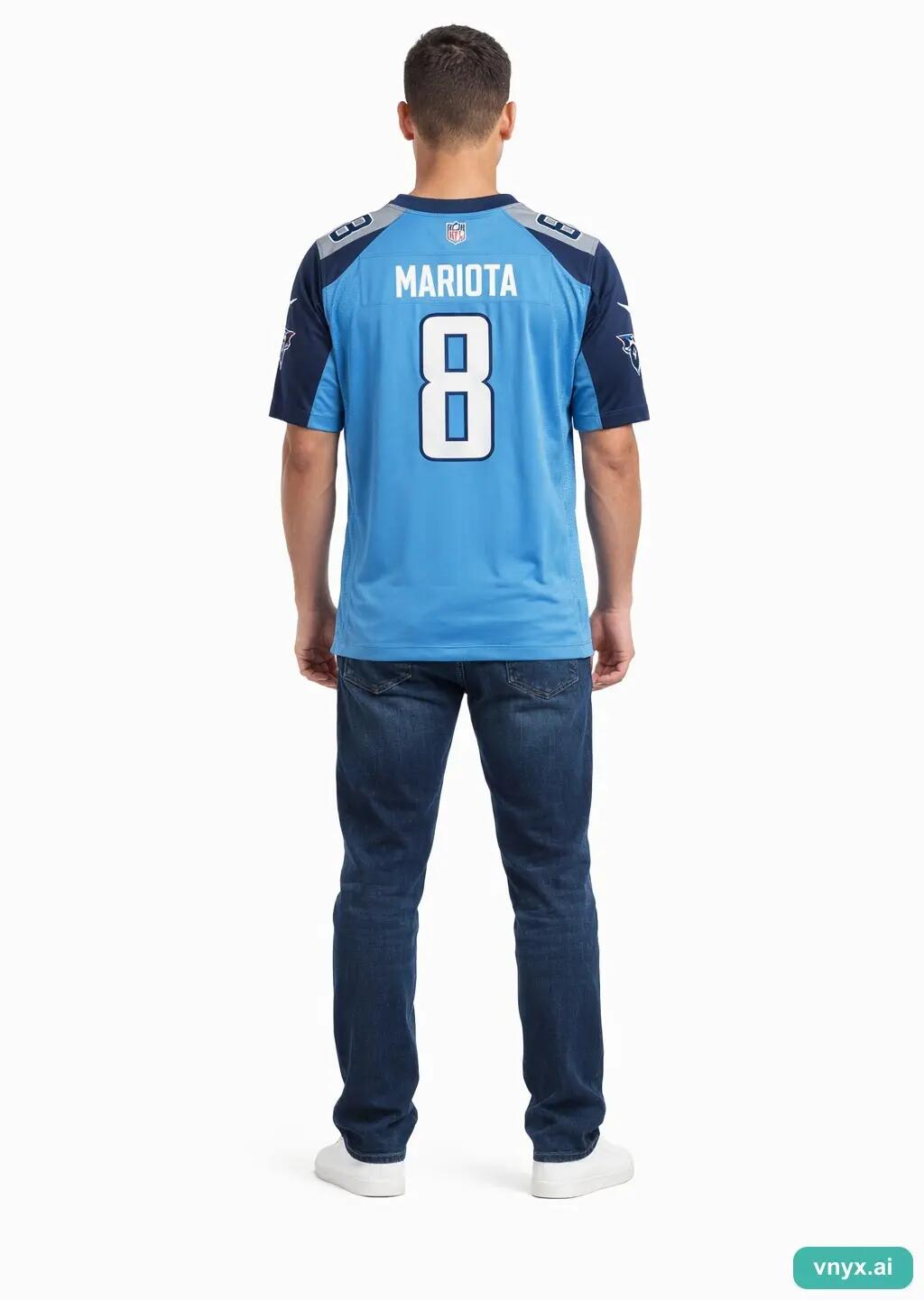 Second Life - Vintage Nike Sky Blue Jersey Men L 3/5