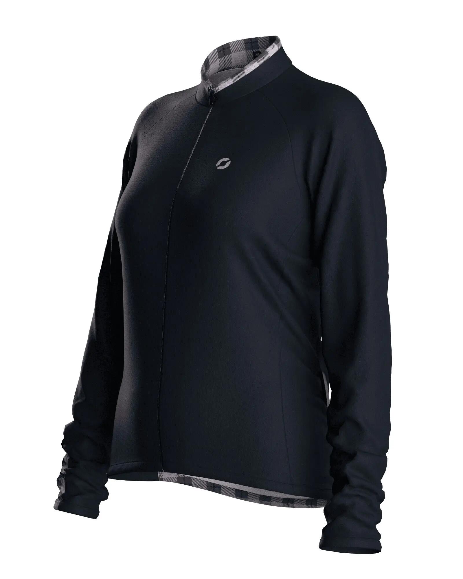 Maglia da ciclismo donna a maniche lunghe - EMILIA VICHY 4/4