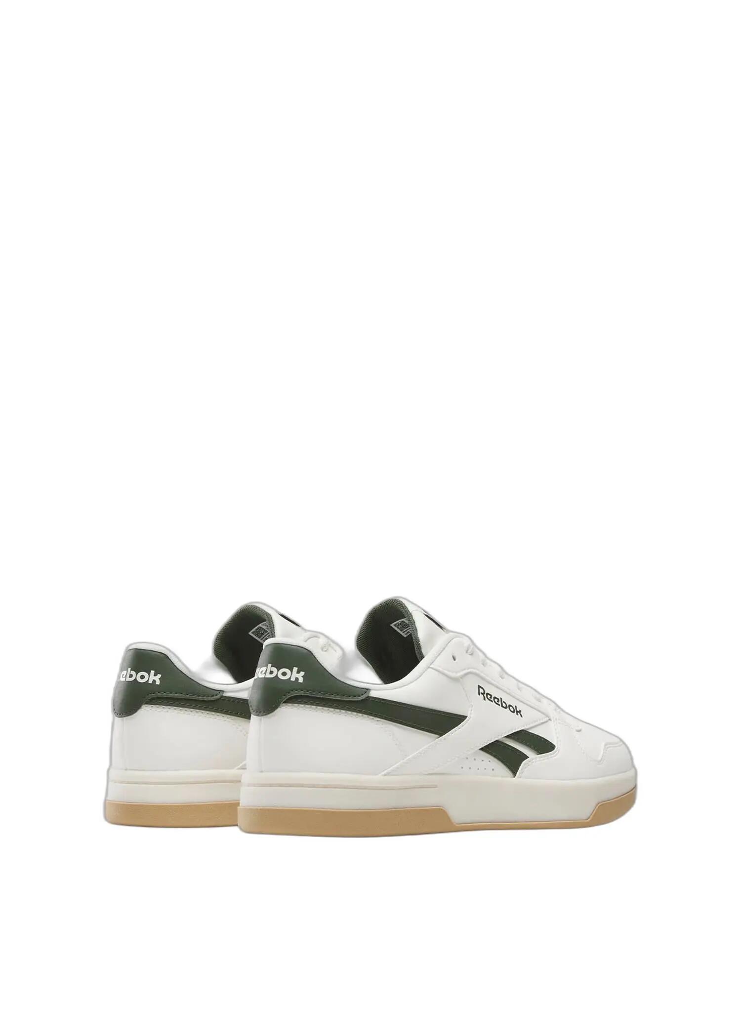 REEBOK Prime Set unisex kožené tenisky s farebnými panelmi, so šnurovaním, biele 3/3