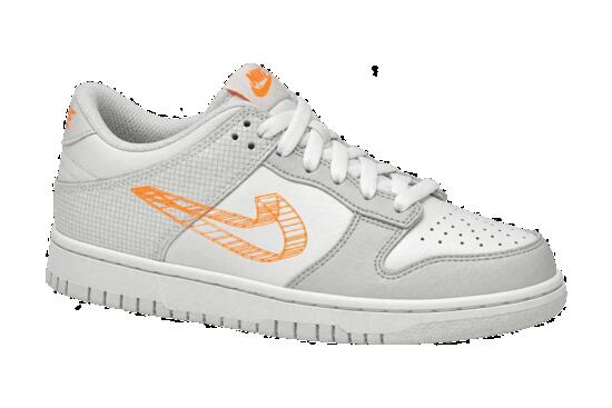 Chaussures enfant - Baskets - Nike Dunk Low SE GS - Swoosh 3D, multicolore